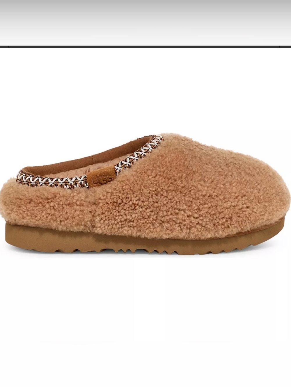 UGG Big Kids'Tasman Maxi Curly Slippers US 6 NWT